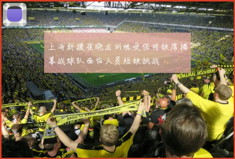 上海新援崔晓龙训练受伤将缺席揭幕战球队面临人员短缺挑战
